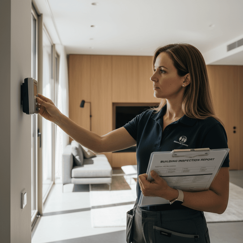 Apartment inspection in Lisbon