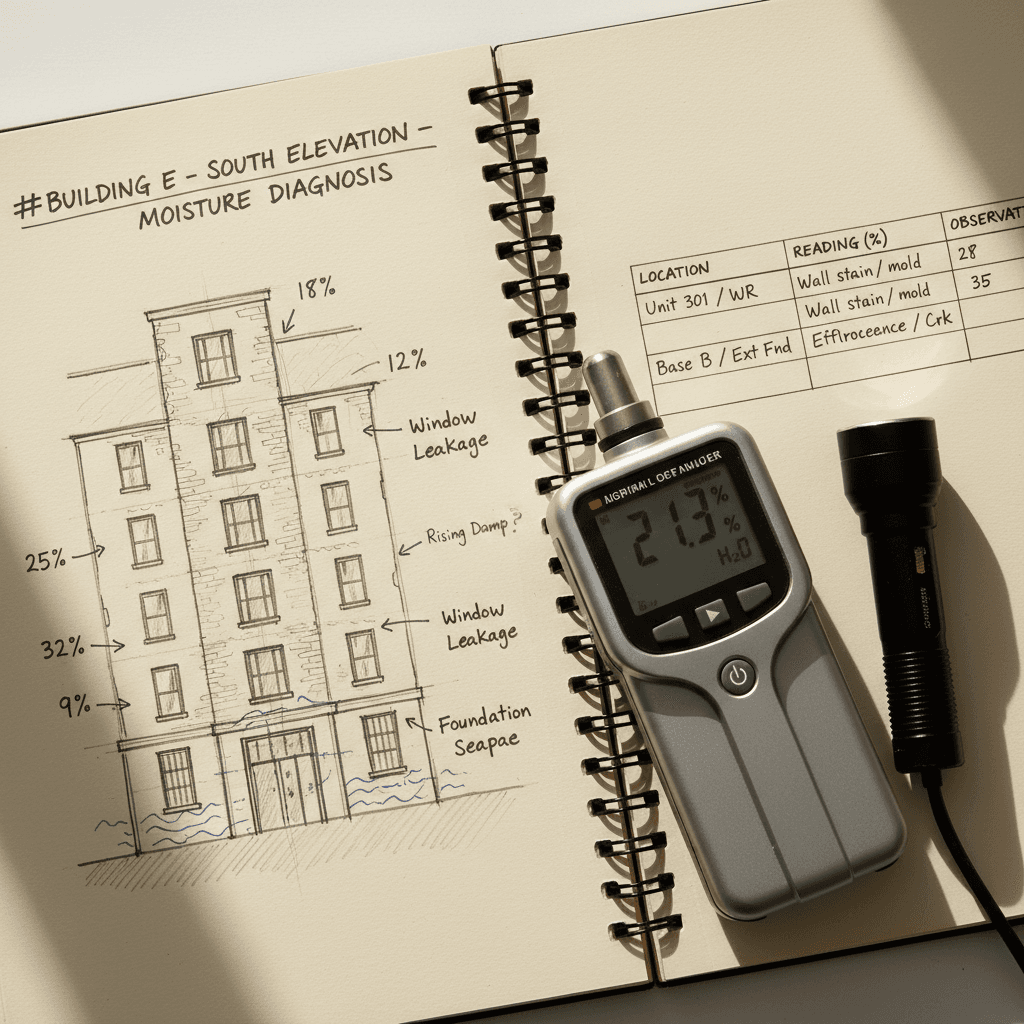 Building problem diagnosis documentation